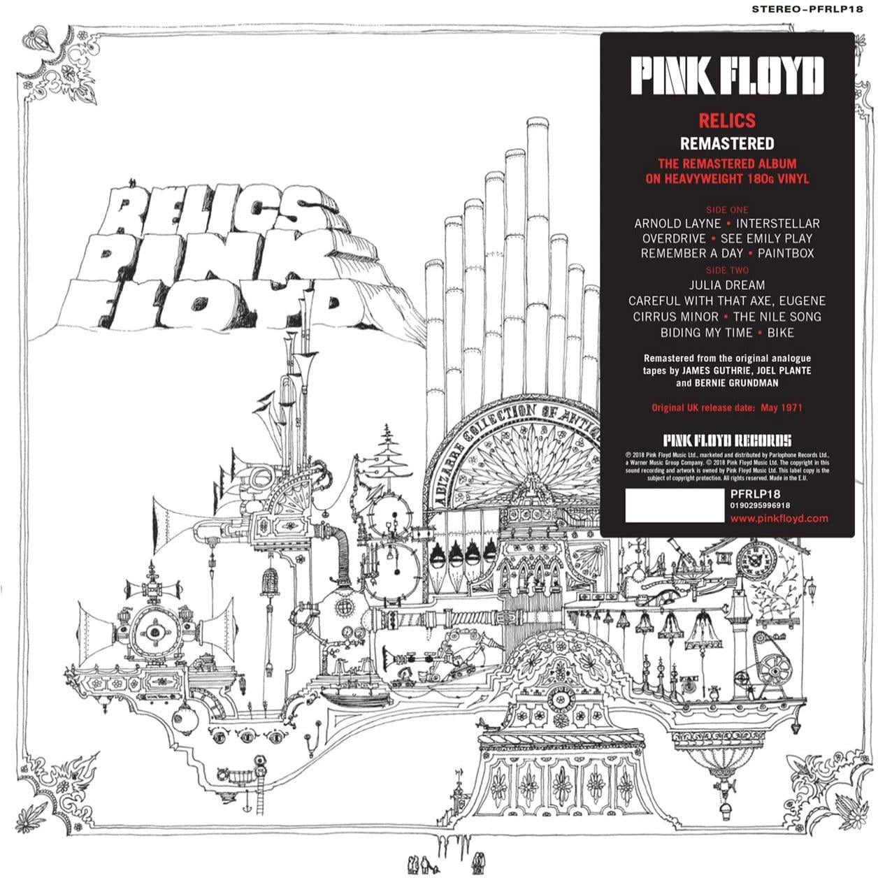 Виниловая пластинка Pink Floyd - Relics LP (63881) Виниловая пластинка Pink Floyd - Relics LP (63881)