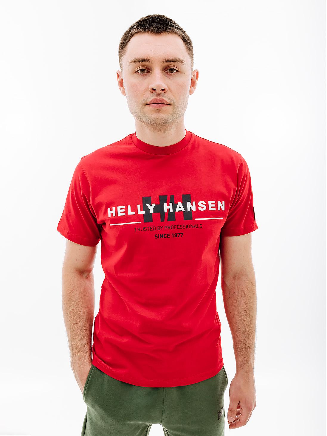 Футболка чоловіча Helly Hansen RWB GRAPHIC T-SHIRT XL Червоний (7d53763-162 L)