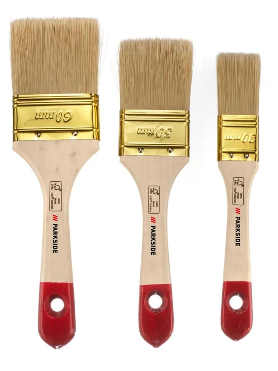 Набор малярных кистей PARKSIDE для лаков 30/50/60 мм 3 шт. (2814256740)
