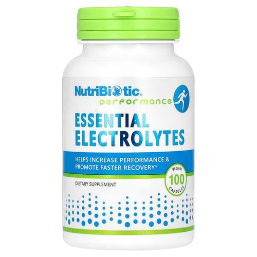 Минеральный комплекс NutriBiotic Performance Essential Electrolytes 100 Capsules (NBC-00560)
