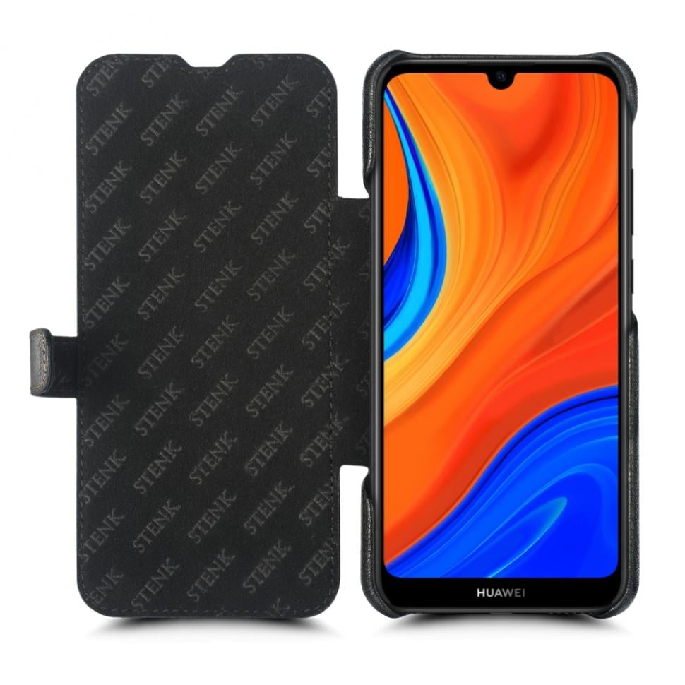 Чехол книжка Stenk Premium для Huawei Y6s Черный (68496)