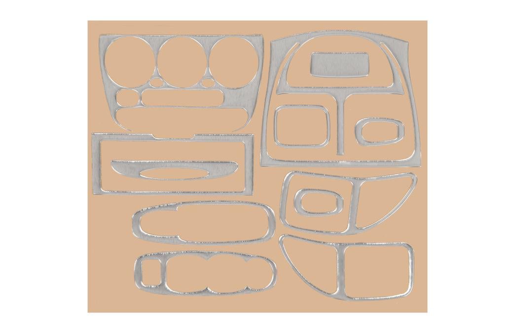 Накладки на панель Meric для Hyundai Accent 2000-2006 гг. abs-пластик Серый