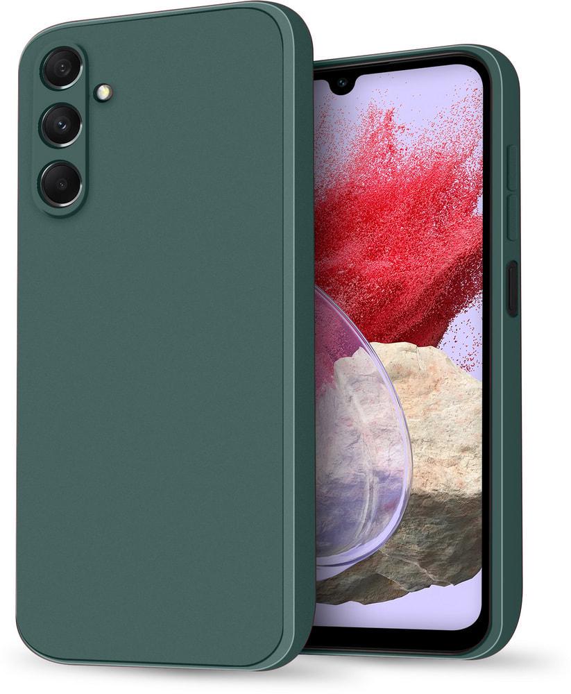 Силиконовый чехол HardCorner Samsung Galaxy M34 5G M346 (с микрофиброй) Green (34426-08)