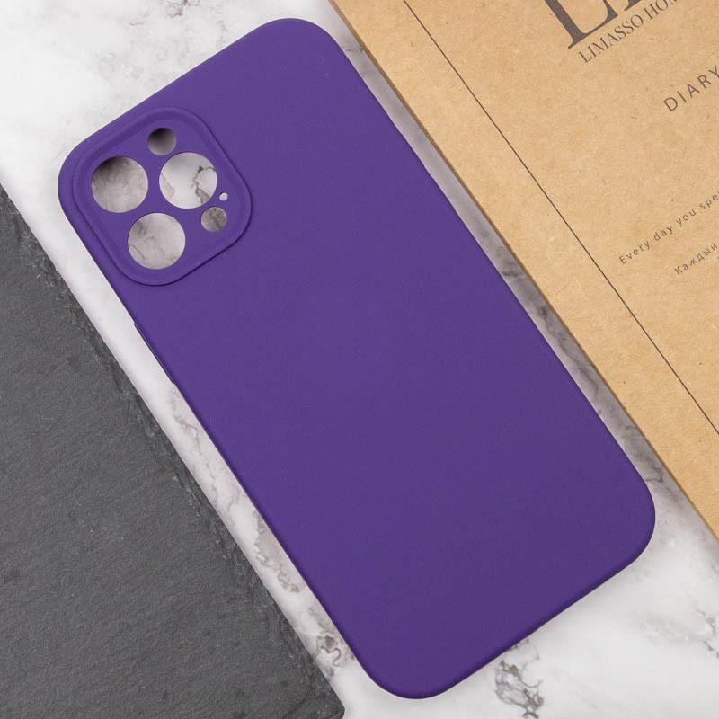 Протиударний Чохол Silicone Case Full Camera Protective (AA) для Apple iPhone 14 Pro (6.1") Фіолетовий / Amethyst - фото 5