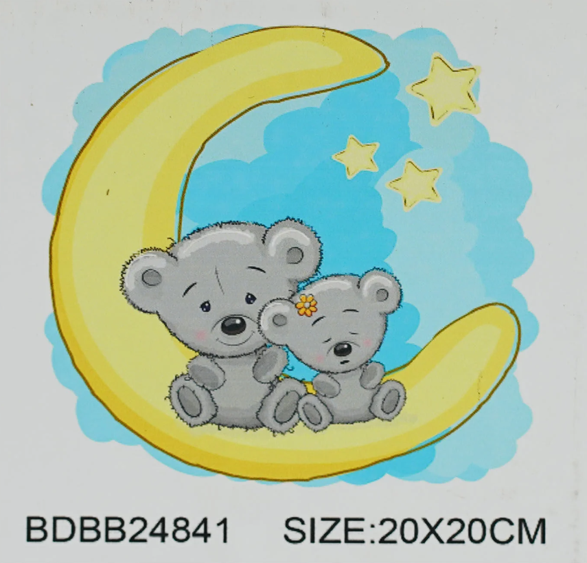 Алмазна мозаїка TK Group Ведмедики на місяці 20х20 см (BDBB24841)