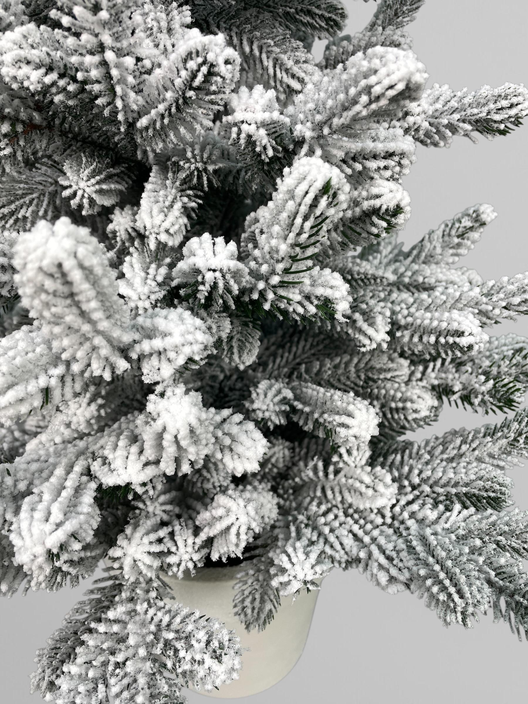 Искусственная елка литая Traditional заснеженная в горшке 70 см Зеленый (Н01021) - фото 5 Искусственная елка литая Traditional заснеженная в горшке 70 см Зеленый (Н01021) - фото 5