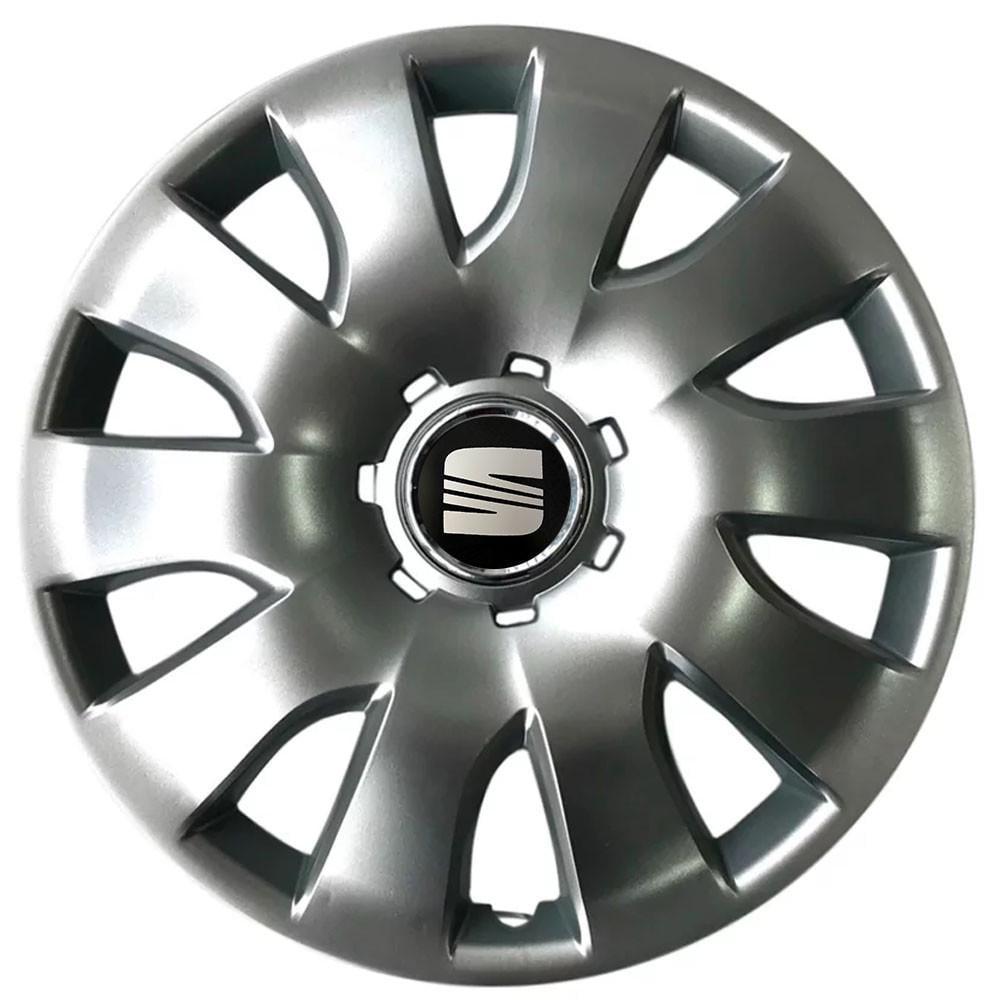 Колпаки SJS с логотипом Seat 425 R16 4 шт. Серебряный (31006198)
