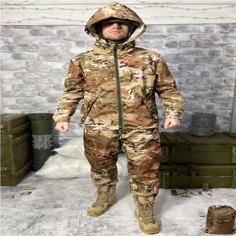 Маскувальний костюм Ranger водонепроникний з капюшоном L Мультикам (RA8923L) - фото 4 Маскувальний костюм Ranger водонепроникний з капюшоном L Мультикам (RA8923L) - фото 4