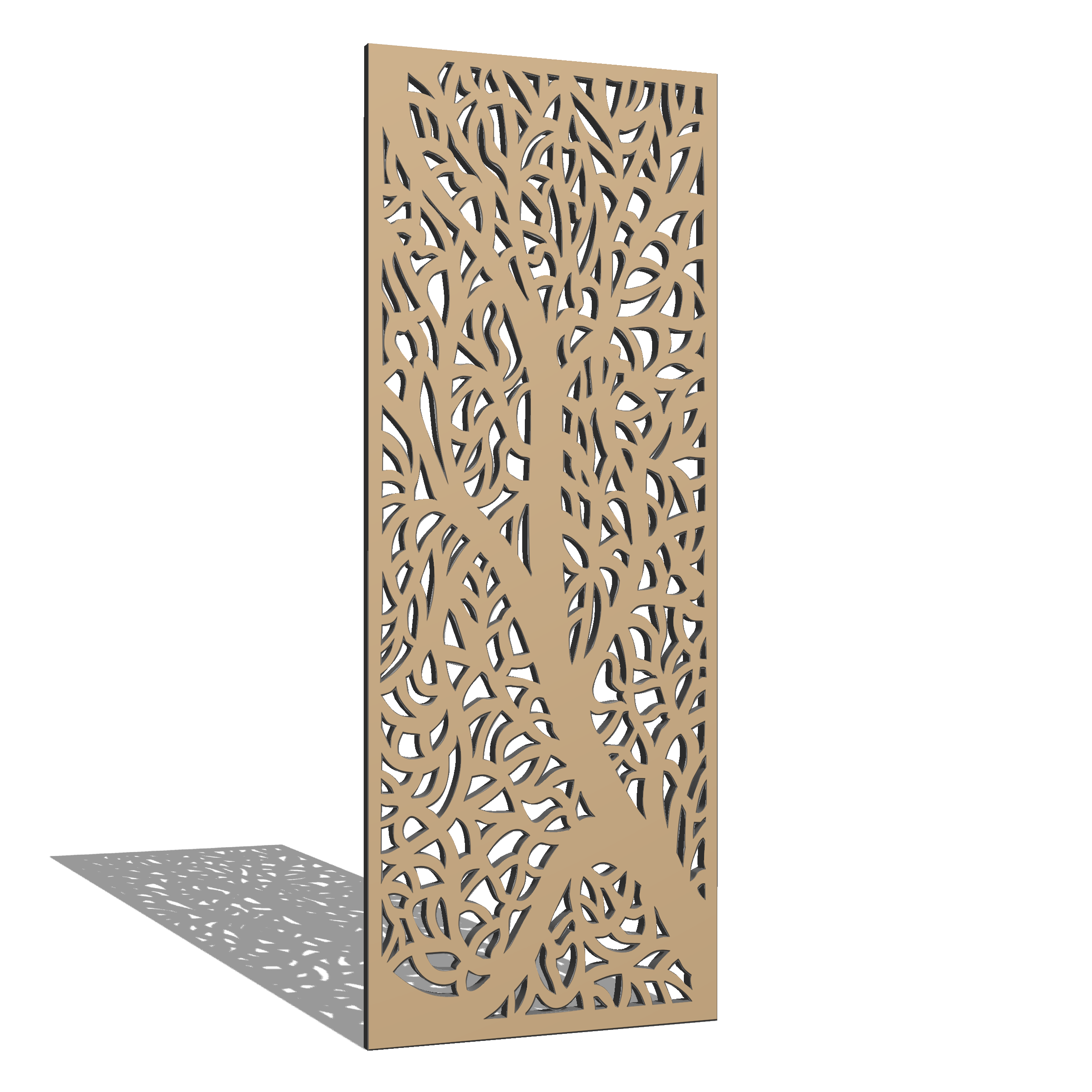 Перегородка резная ALEDRO SR 6 под покраску 2500х950x10 мм (29496530)