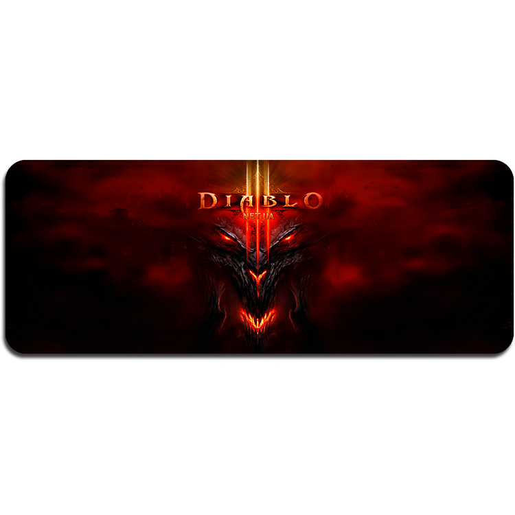 Коврик для мышки тканевый Diabolo7 с боковой прошивкой 2 мм 400x900 мм (36148)