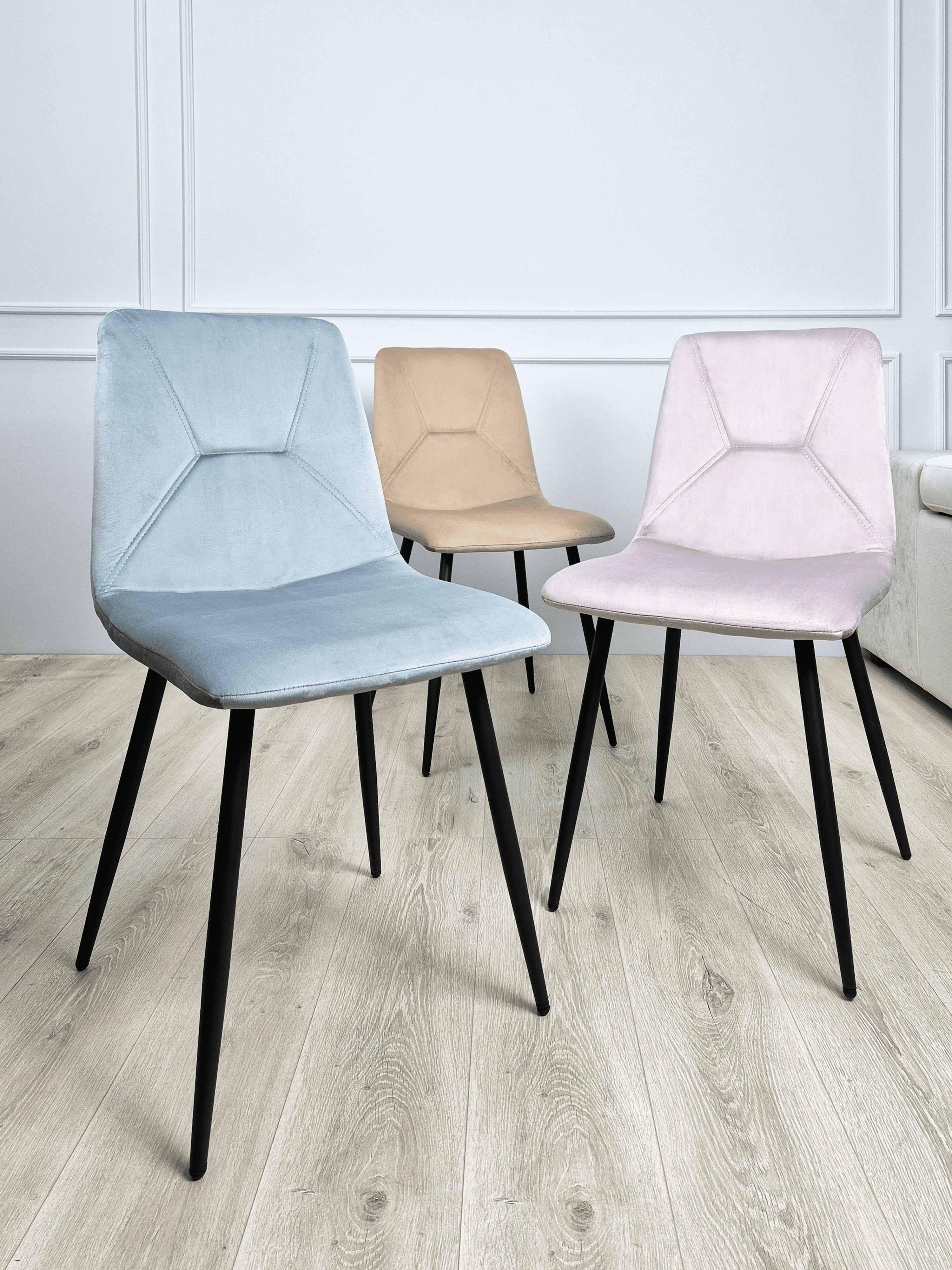 Стул кухонный Intarsio Mark велюр Черный/Дымчато-серый - фото 7 Стул кухонный Intarsio Mark велюр Черный/Дымчато-серый - фото 7