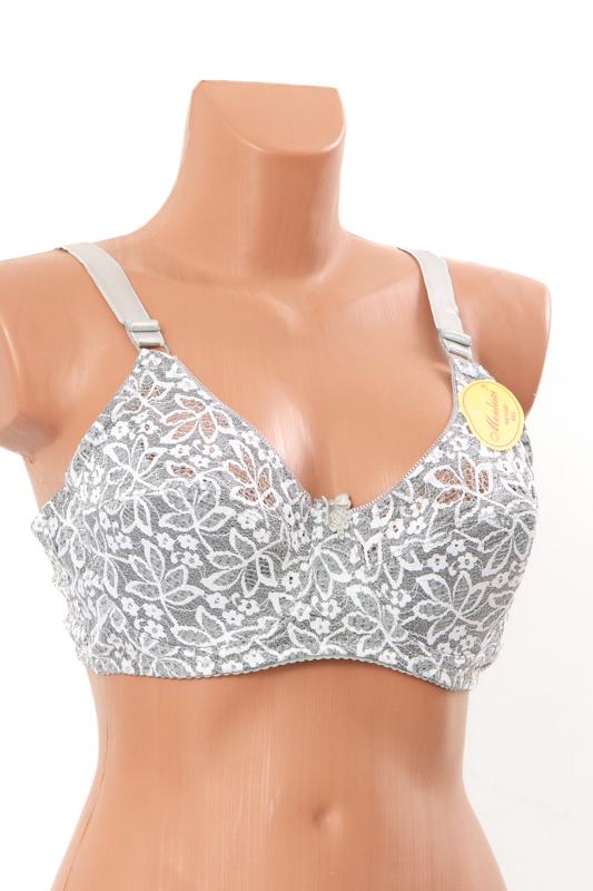 Бюстгальтер жіночий з мереживом Носи Своє Чашка D 120D Сірий (11470)