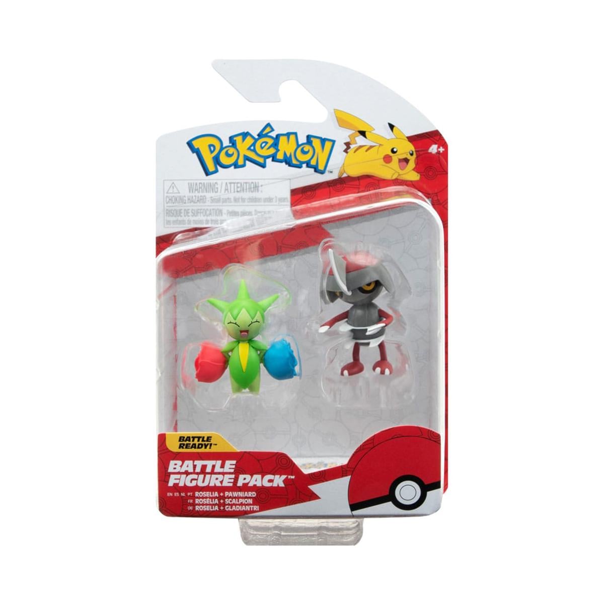 Набір дитячих ігрових фігурок Pokemon W15 Пон'ярд і Розелія 2 шт. (PKW3006)
