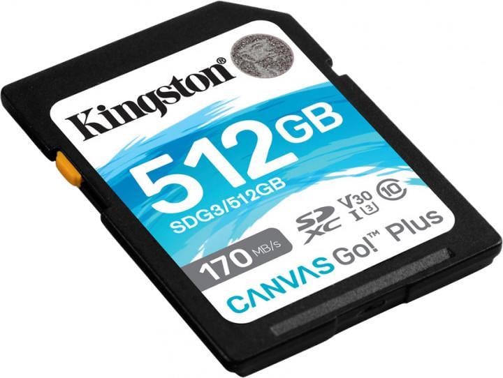Карта памяти Kingston Canvas Go Plus SDXC 512 Гб (SDG3/512GB)