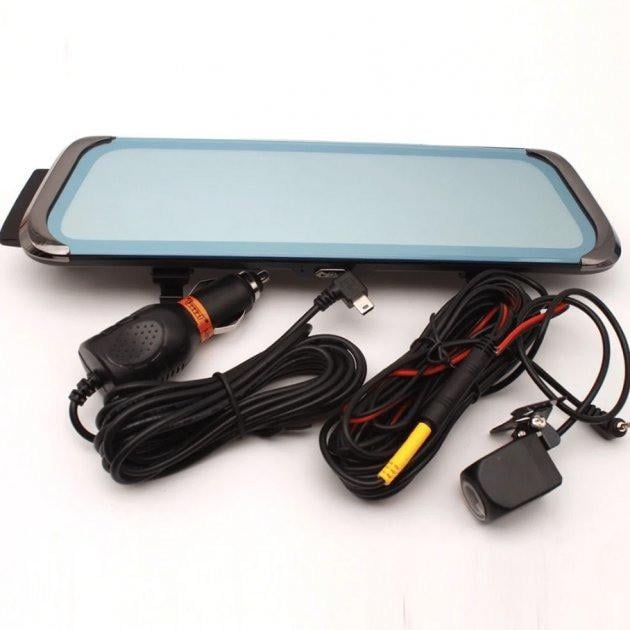 Дзеркало-реєстратор на дві камери DVR H90 для авто (17945513)