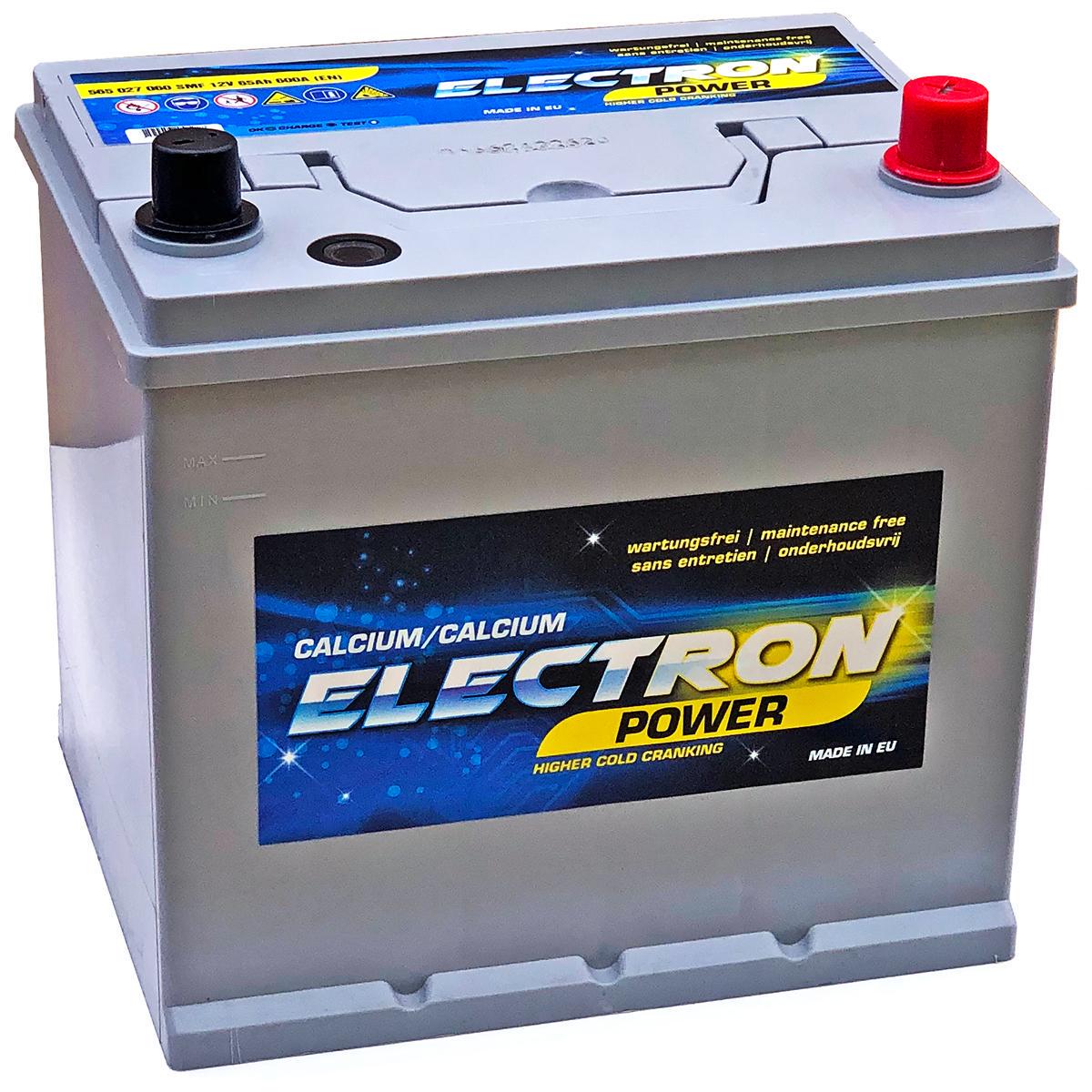 Акумулятор автомобільний ELECTRON POWER HP 6СТ-65 Ah ASIA АзЕ 600А EN 565 027 060 SMF (157139)