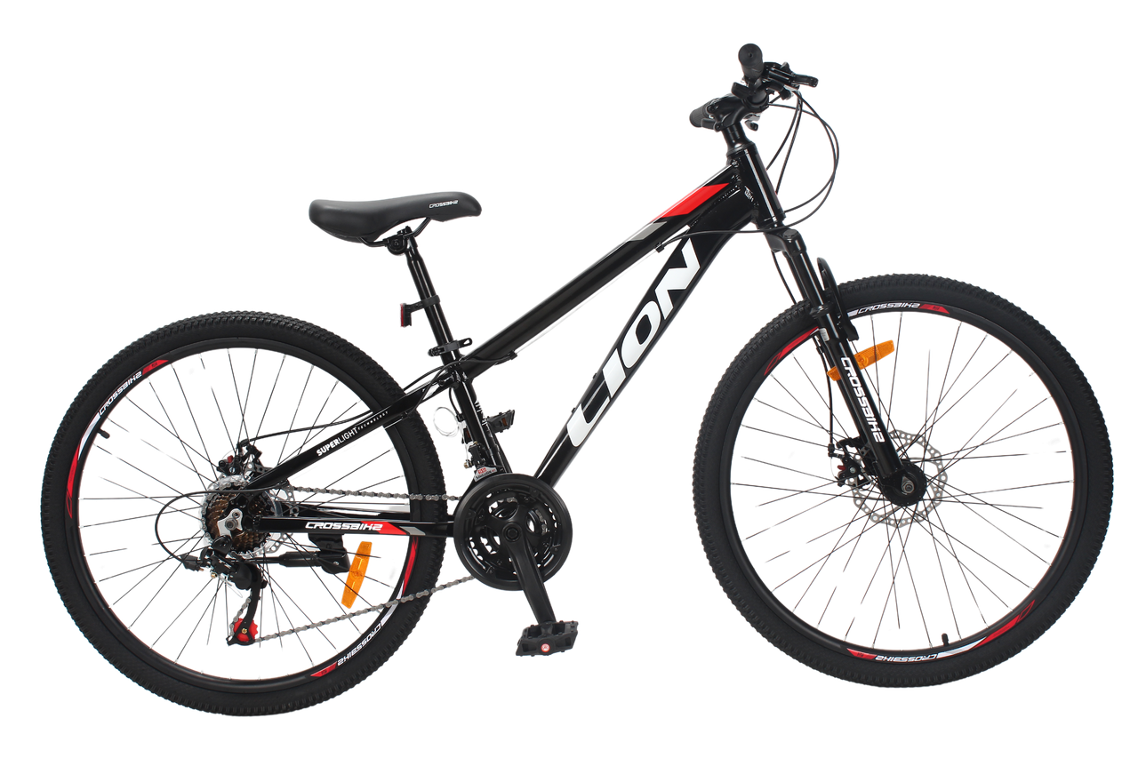 Велосипед CrossBike Lion 26" 13" Черно-красный