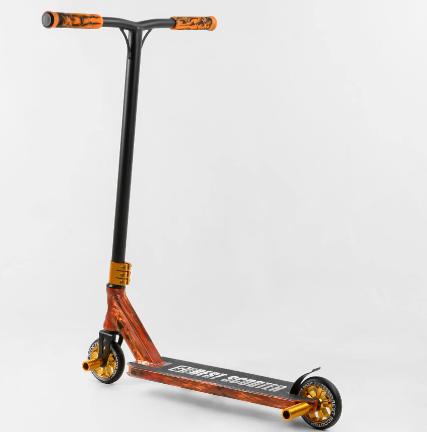 Самокат трюковий Best Scooter BS-77225 HIC-система/дека з принтом (105676)