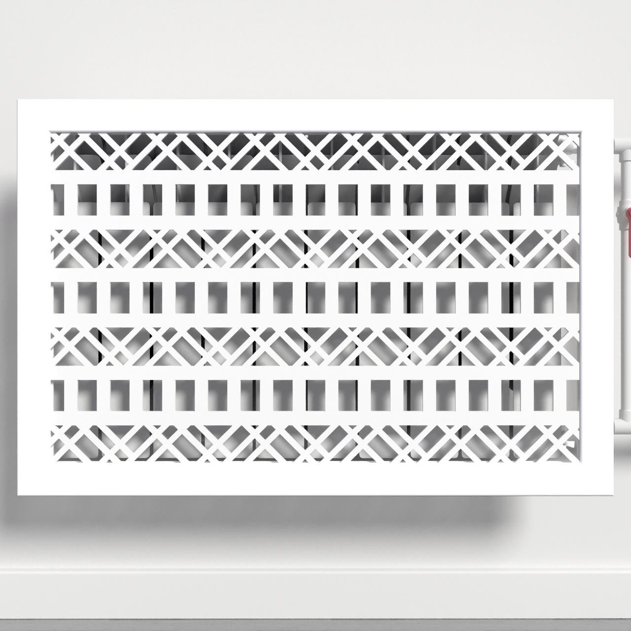 Решітка-екран на батарею SMARTWOOD 300 мм Білий (R20531104)