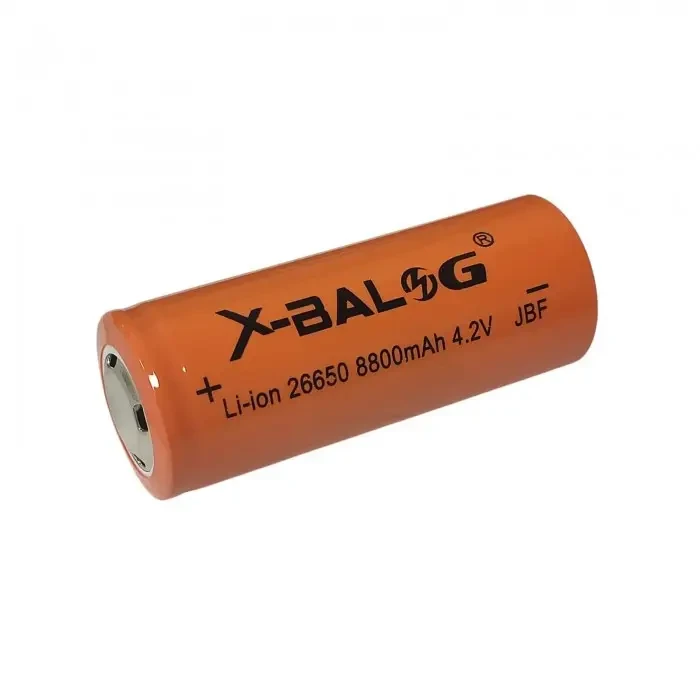 Аккумулятор X-Balog 26650 Li-Ion 4,2 V 3500 mAh (10406)