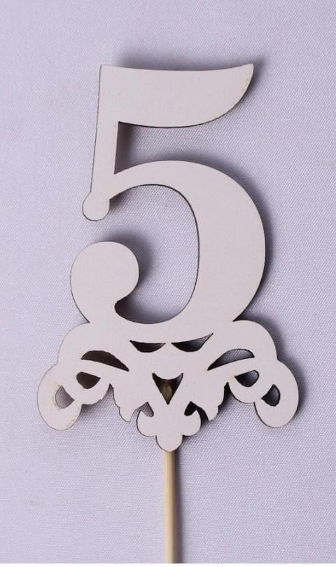 Топпер цифра "5" (1751)