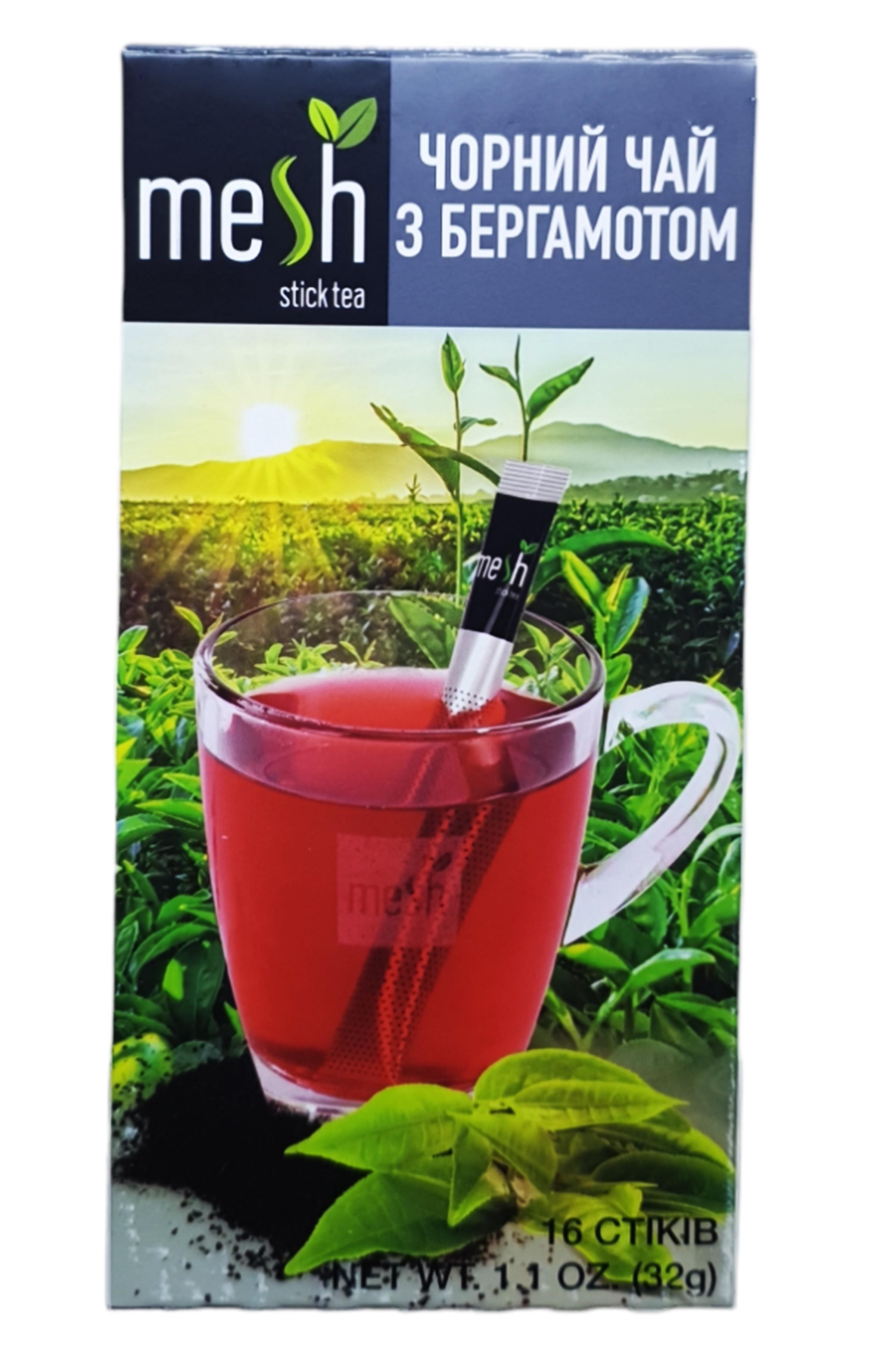 Чай Mesh чорный с бергамотом в пакетиках 16 шт. по 2 г (58417) - фото 3 Чай Mesh чорный с бергамотом в пакетиках 16 шт. по 2 г (58417) - фото 3