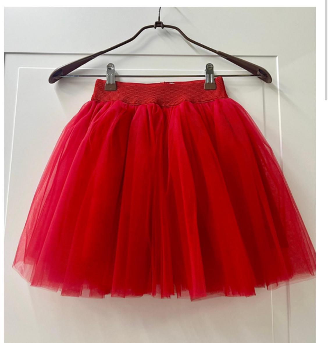 Юбка Пачка в школу для девочки 116-122 см Красный - фото 1 Юбка Пачка в школу для девочки 116-122 см Красный - фото 1