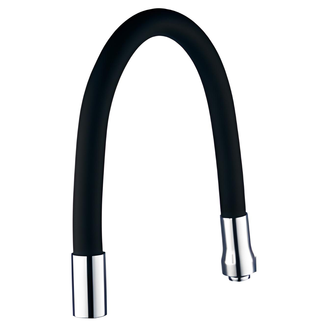 Излив для кухни Aquatica XH-5239 3/4" силиконовый Черный (9793510)