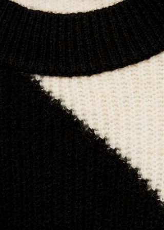 Джемпер в смужку MANGO 87010451 L Чорний/Білий - фото 5 Джемпер в смужку MANGO 87010451 L Чорний/Білий - фото 5