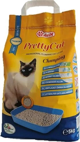 Наполнитель бентонитовый комковый для кошачьего туалета Pretty Cat Classic 5 кг без аромата