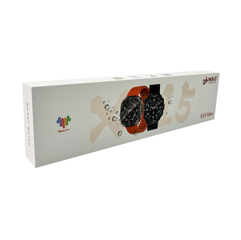 Смарт-годинник W&O X15 Max Amoled IP67 Black (WOX15MBL) - фото 2 Смарт-годинник W&O X15 Max Amoled IP67 Black (WOX15MBL) - фото 2