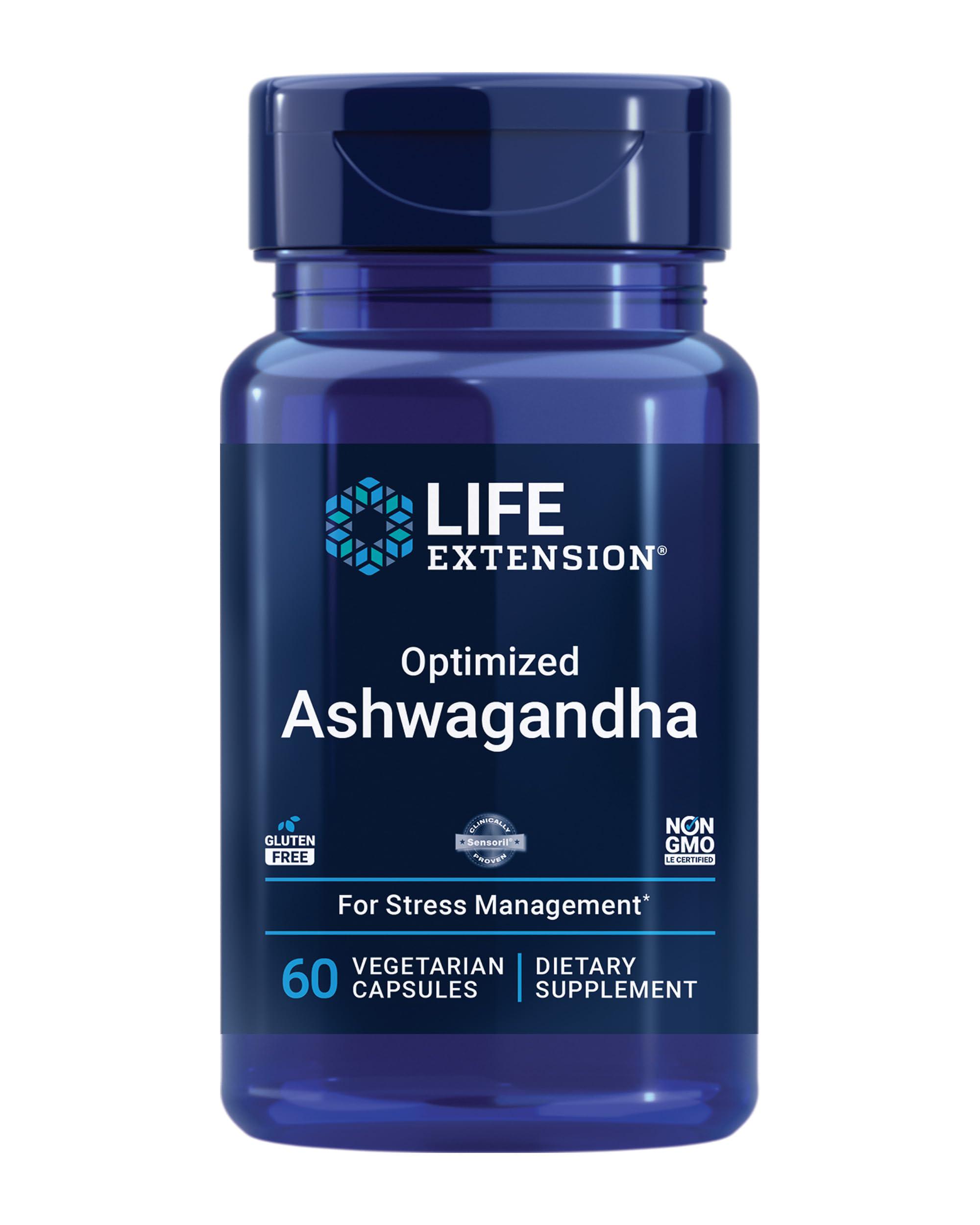 Экстракт Ашвагандха Life Extension Optimized Ashwagandha 60 капс.