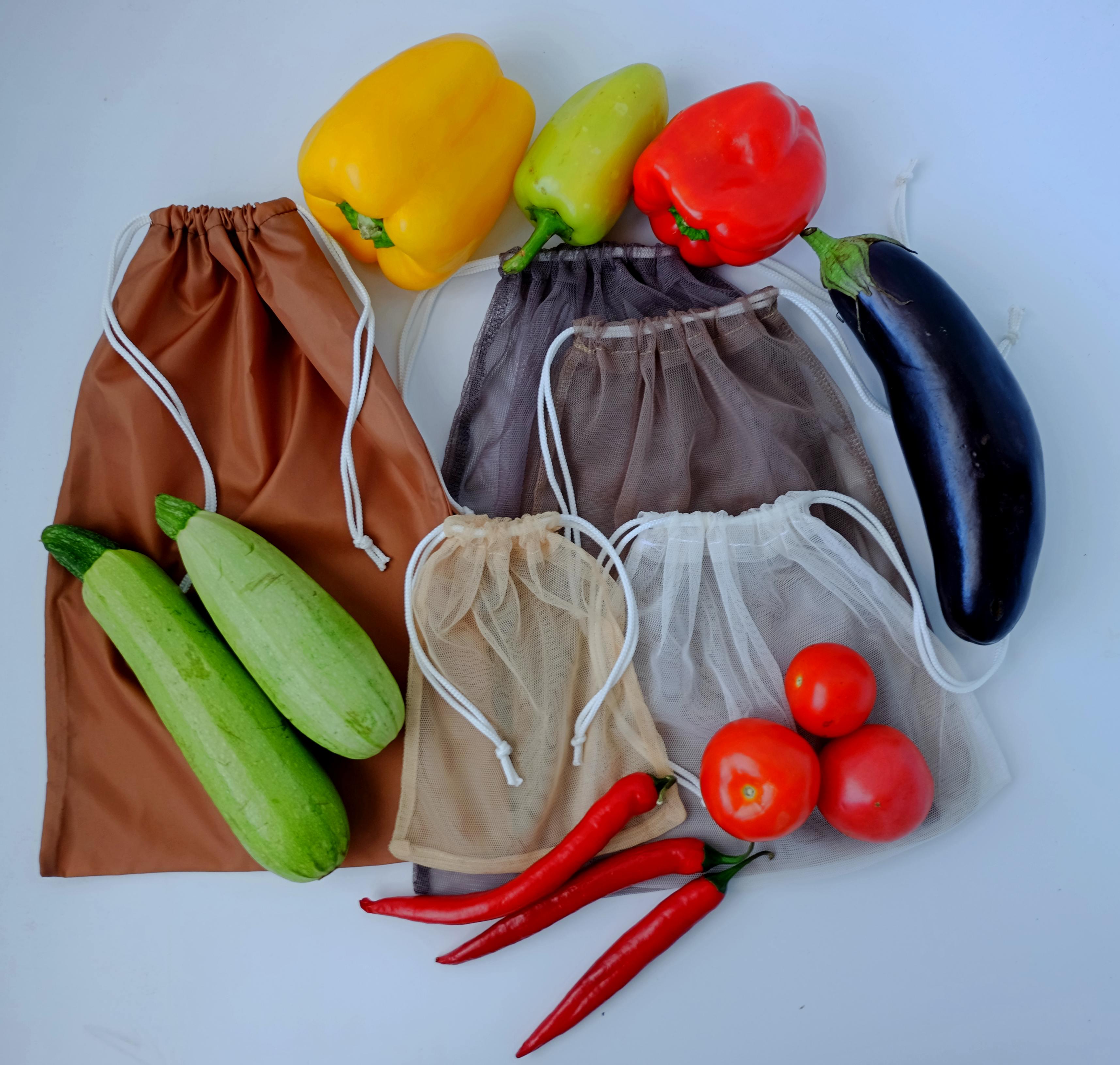 Мішечки еко багаторазові для покупок 5 шт. (29113863)