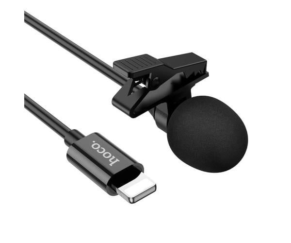 Микрофон петличный Hoco L14 Lightning 2 м Black - фото 6