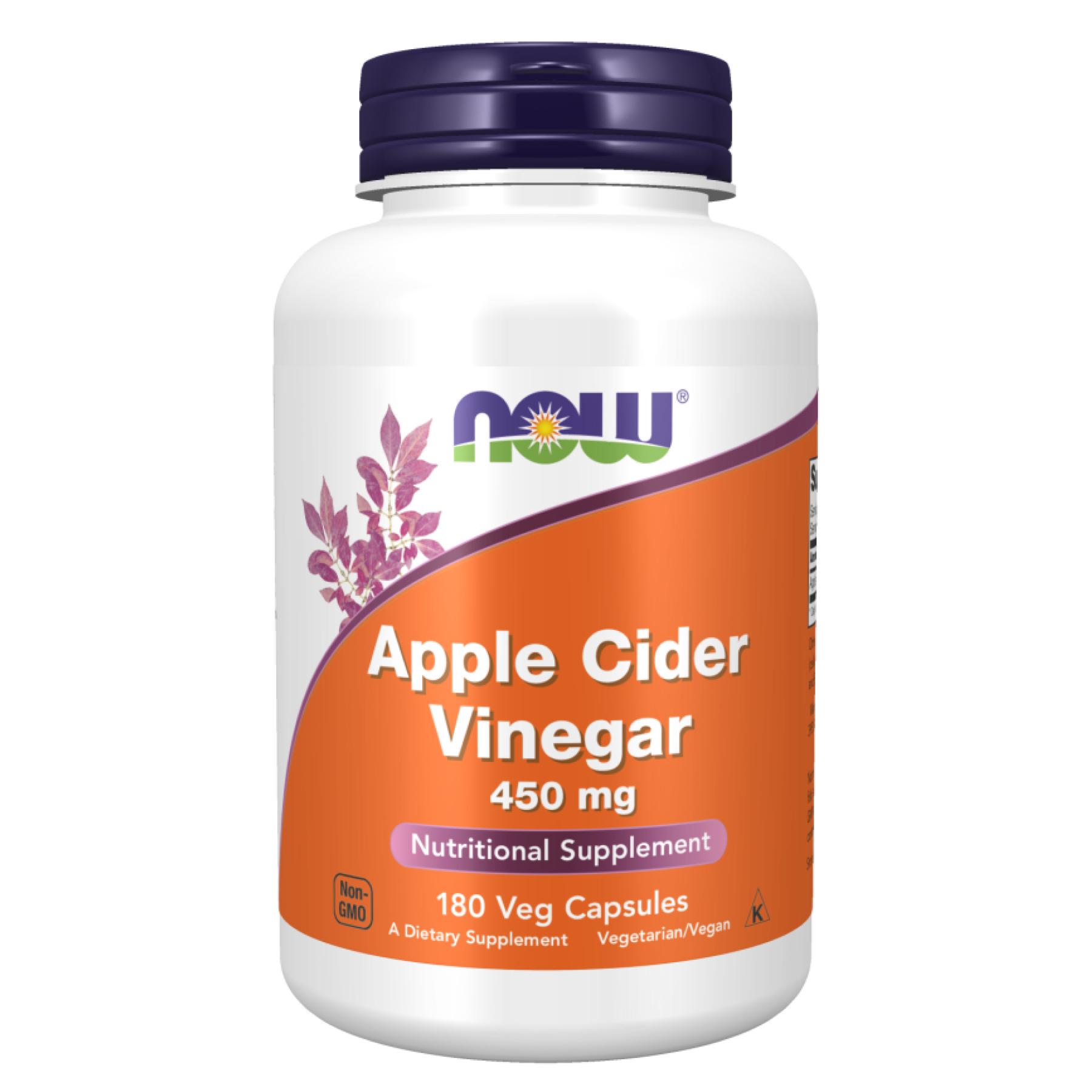 Натуральная добавка Apple Cider Vinegar 450 mg 180 vcaps (2022-10-0700)