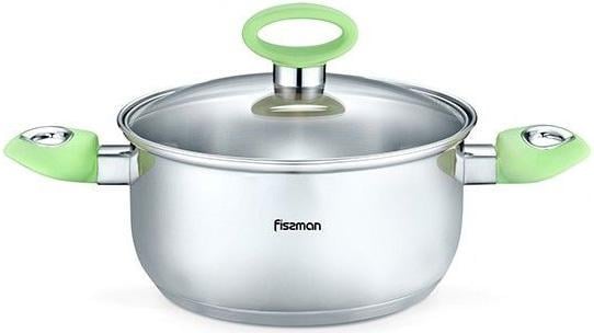 Кастрюля Fissman Janet из нержавеющей стали с индукционным дном 6,1 л