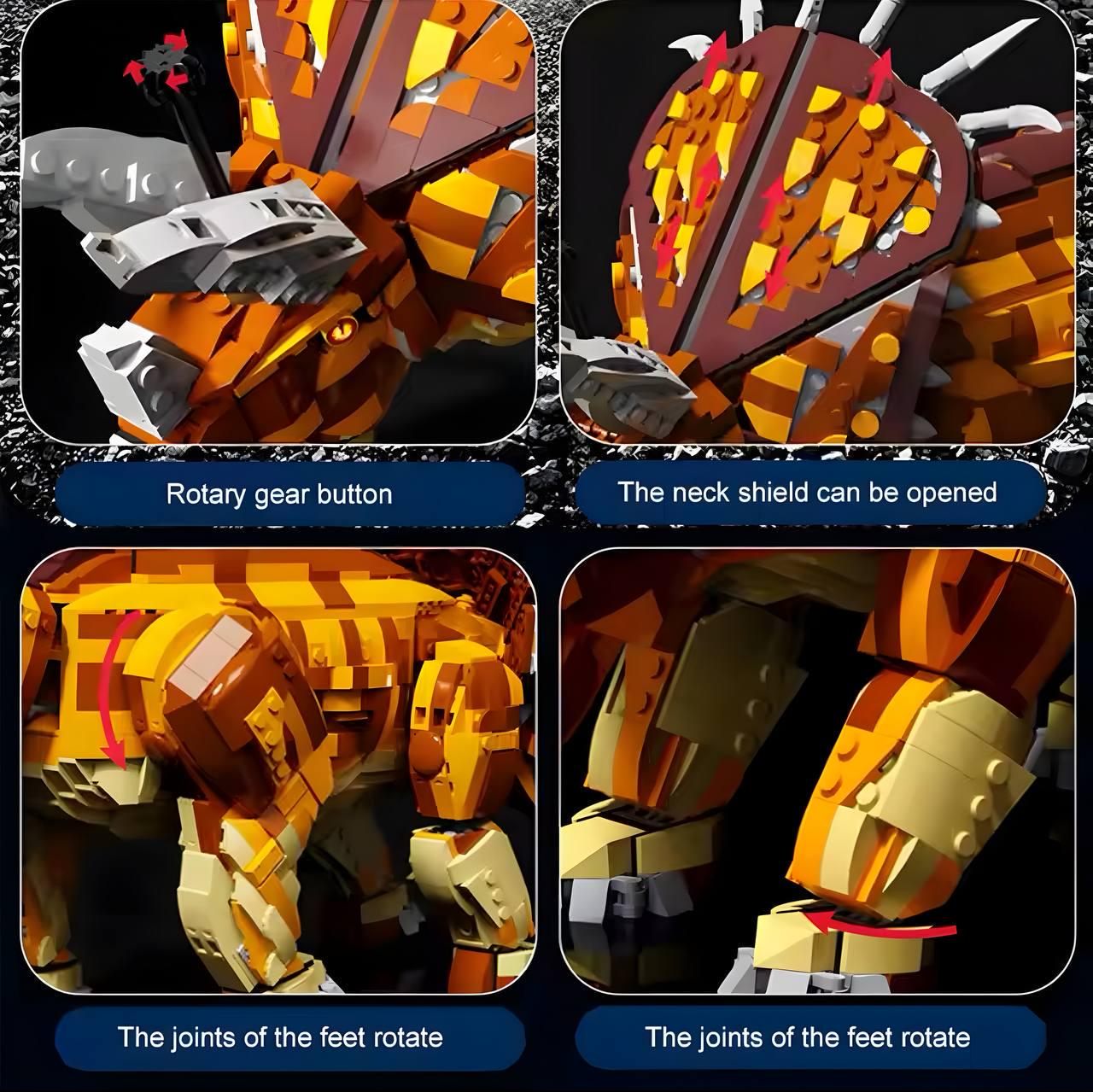 Конструктор Трицератопс 2116 деталей (T2013) - фото 5