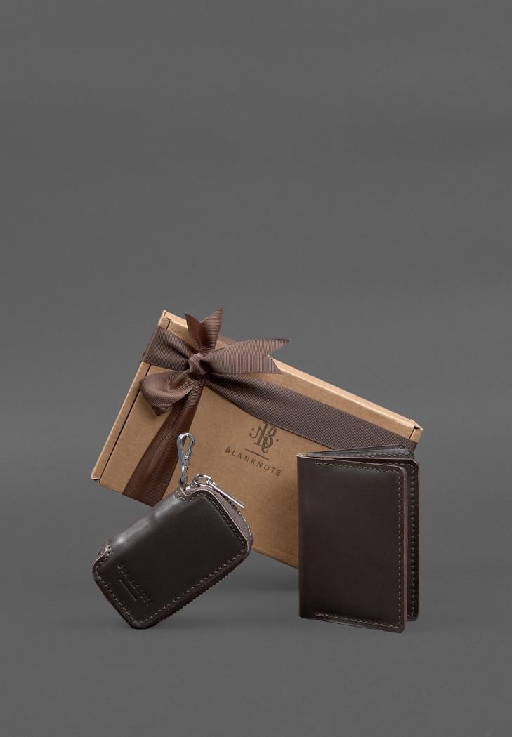 Набор кожаных аксессуаров AUTO 2.0 Темно-коричневый (A-028606)