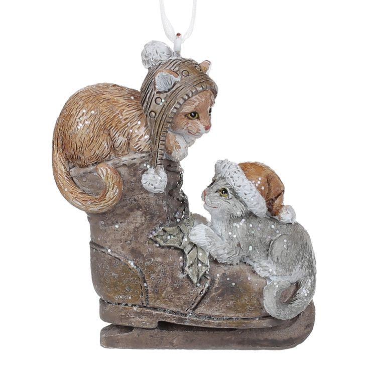 Декоративная подвеска Bonadi Коньки с животными Дизайн 1 7,5 см (707-395)