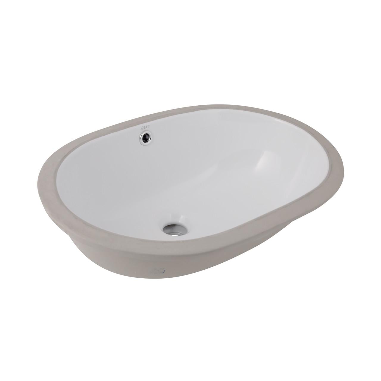 Раковина Qtap Stork 570x390x210 мм White (QT15110522W)