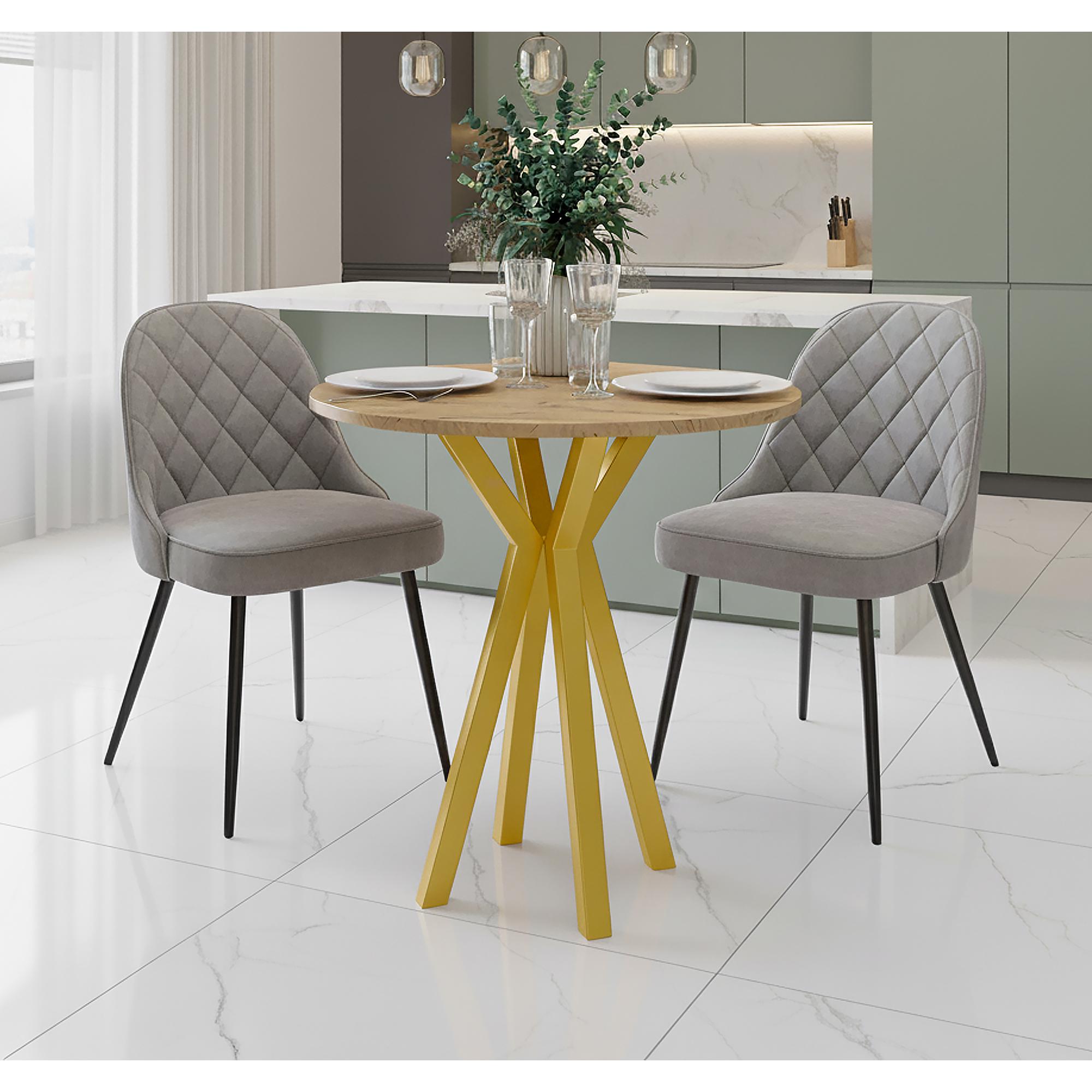 Комплект ножек для стола из металла Scandi 730 мм 4 шт. Золотой (1117) - фото 2 Комплект ножек для стола из металла Scandi 730 мм 4 шт. Золотой (1117) - фото 2