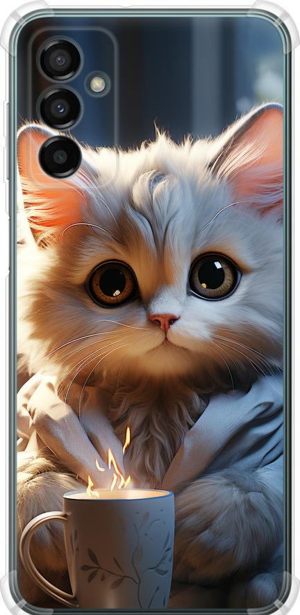Чехол на Samsung Galaxy M13 M135 White cat (5646sp-2765-42517)