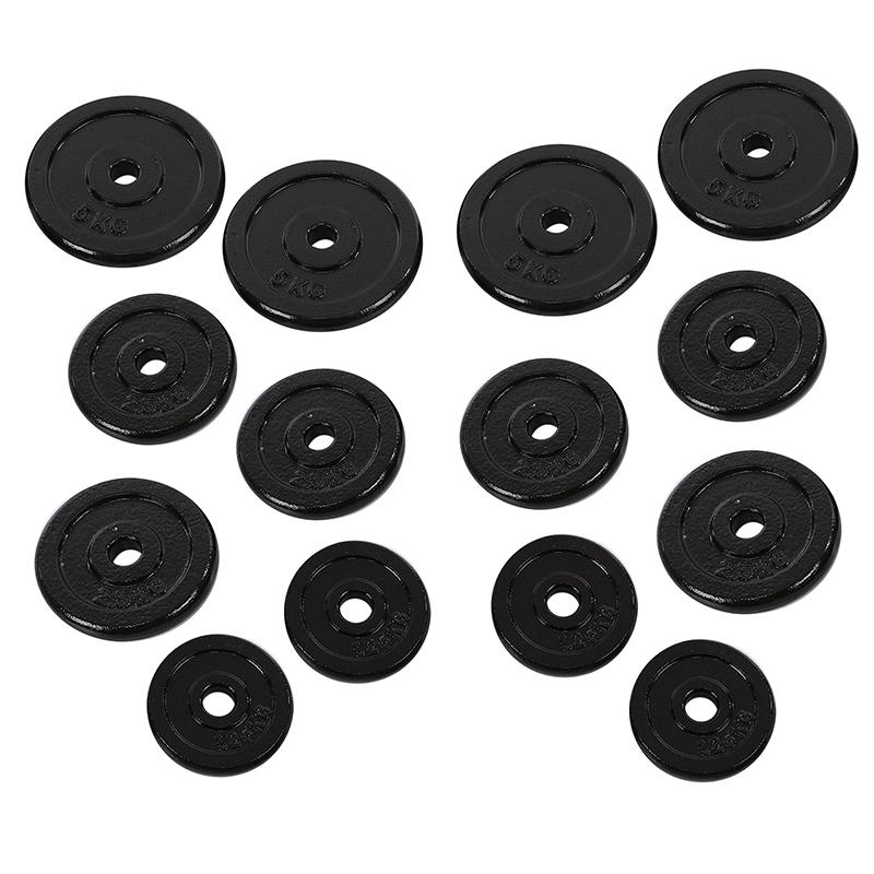 Набор гантелей со штангой 3в1 в кейсе TA-9641 25 кг Серебряный (56363258) - фото 12