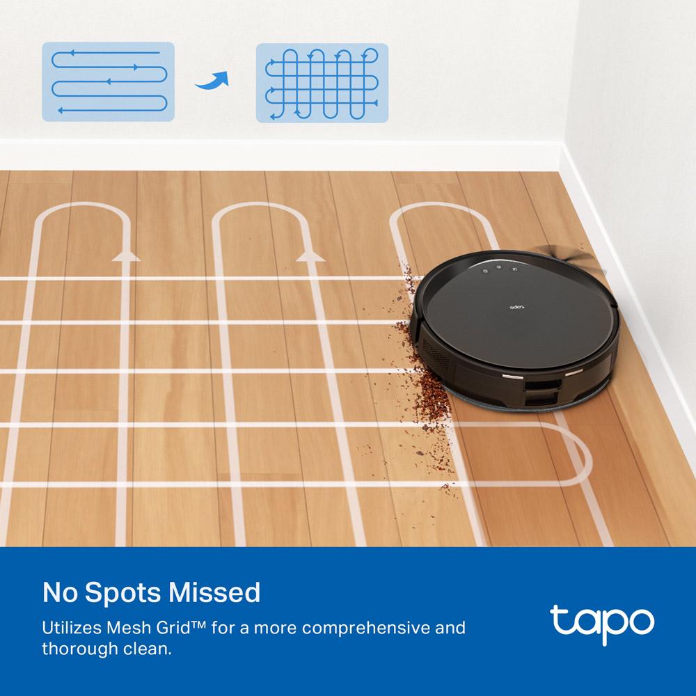 Робот-пылесос TP-Link Tapo RV20 Max 2600 мАч Черный (26075360) - фото 7
