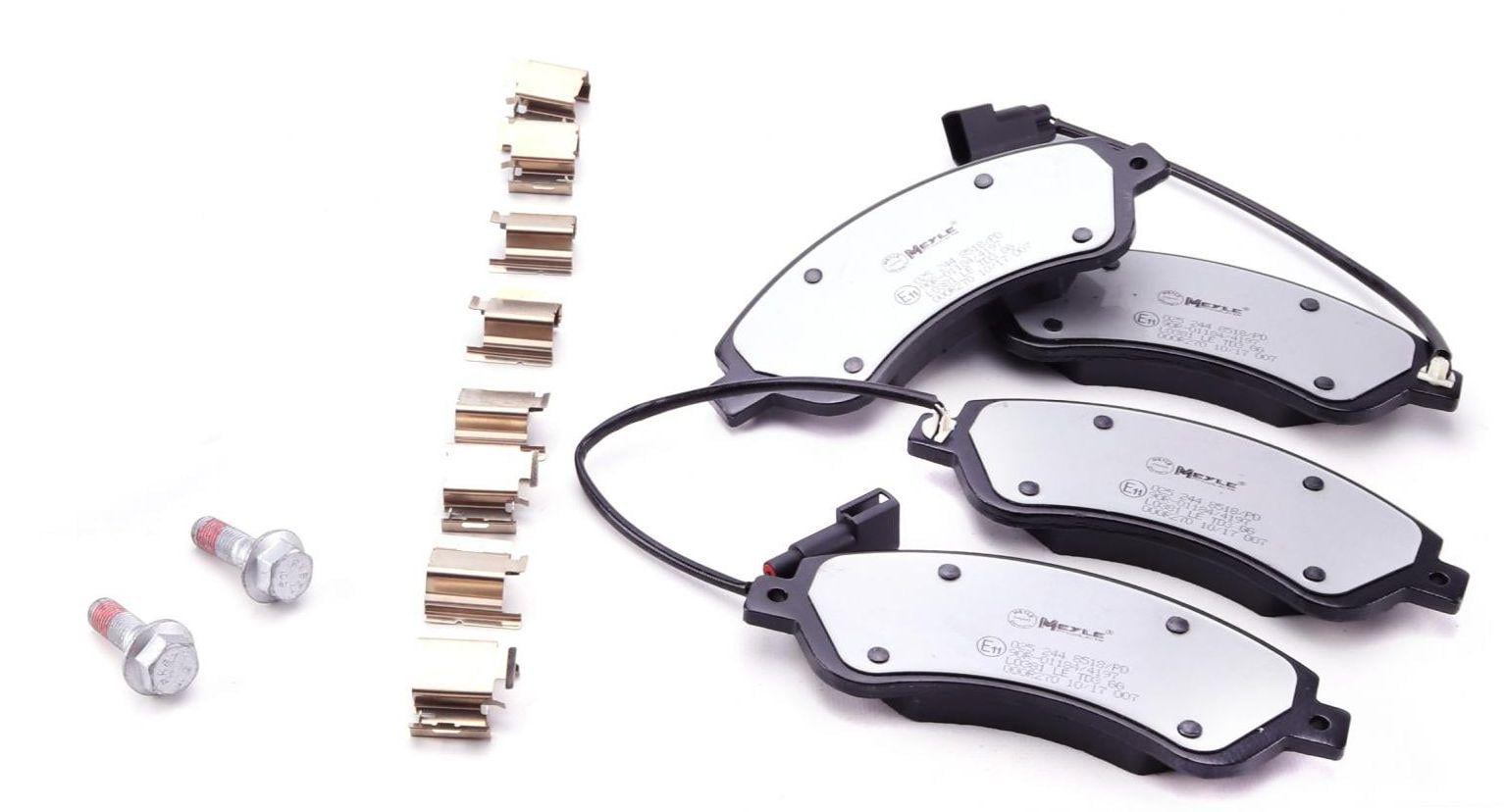 Колодки тормозные передние Meyle Ford Transit V347 06-FWD Bosch Q+ с датчиком (025 244 8518/PD MEYLE)