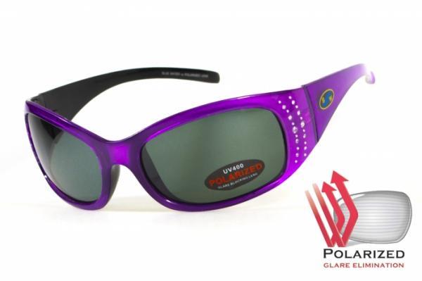 Очки BluWater Biscayene Purple Polarized Серый (4БИСК-П20П) - фото 5