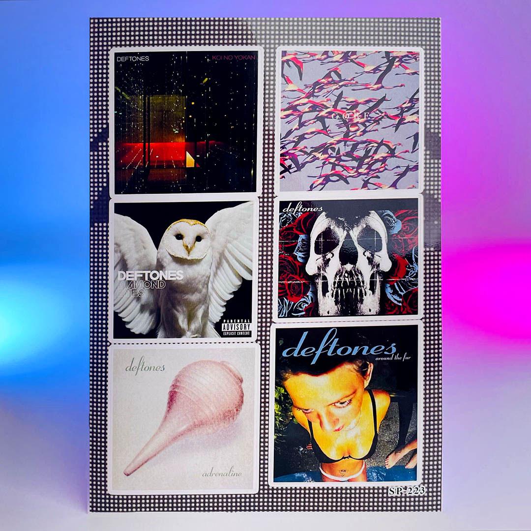Стикер-пак Deftones Album Covers SP-223 (00000002489)