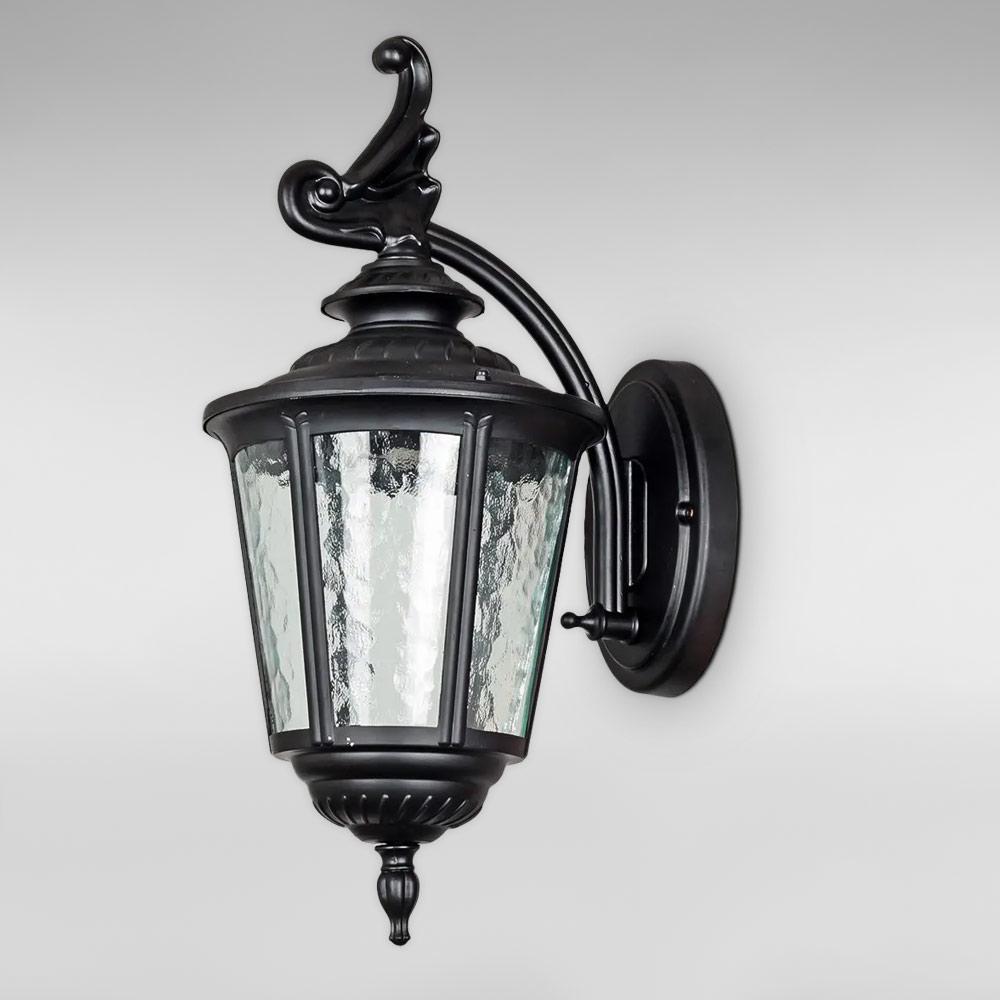 Cветильник уличный настенный Light House KX-18814 BK E27 500х240 мм Черный/Прозрачный