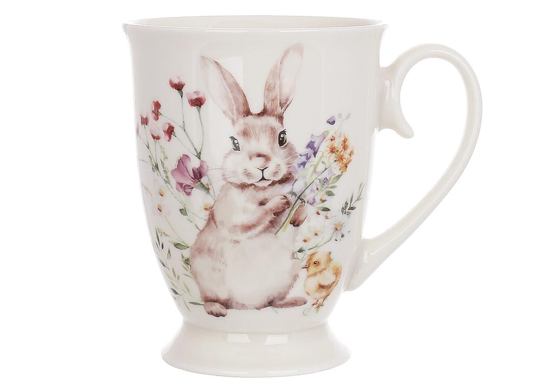 Кружка фарфоровая BonaDi Весенняя история 320 мл (K094) - фото 1 Кружка фарфоровая BonaDi Весенняя история 320 мл (K094) - фото 1