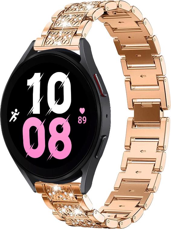 Браслет металлический Glam для Galaxy Watch 5 44 мм Rose Gold (32816-27)